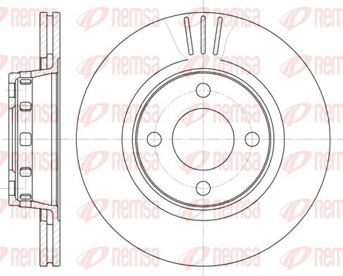 Remsa 6295.10 - Brake Disc autospares.lv