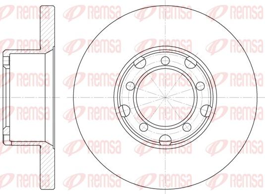 Remsa 6296.00 - Brake Disc autospares.lv