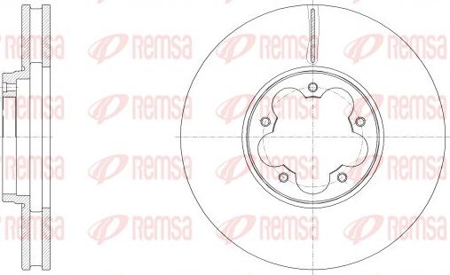 Remsa 62559.10 - Brake Disc autospares.lv