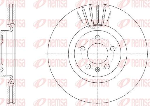 Remsa 62552.10 - Brake Disc autospares.lv