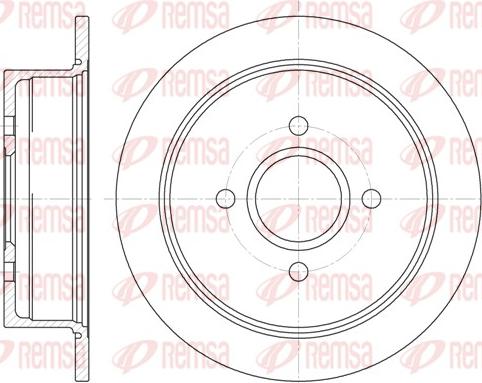 Remsa 6250.00 - Brake Disc autospares.lv