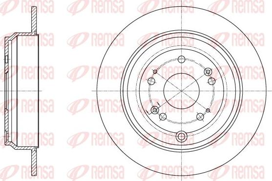 Remsa 62515.00 - Brake Disc autospares.lv