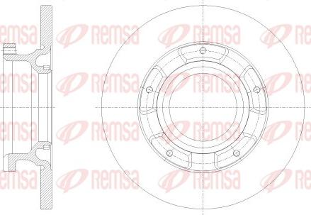 Remsa 62534.00 - Brake Disc autospares.lv