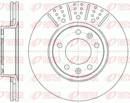 Remsa 6265.10 - Brake Disc autospares.lv