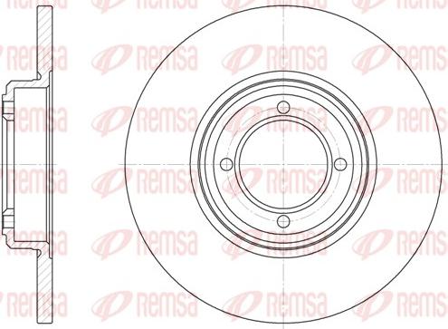 Remsa 6261.00 - Brake Disc autospares.lv