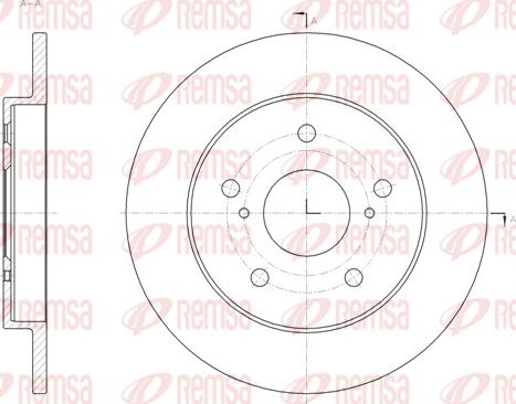 Remsa 62040.00 - Brake Disc autospares.lv