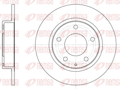 Remsa 6206.00 - Brake Disc autospares.lv