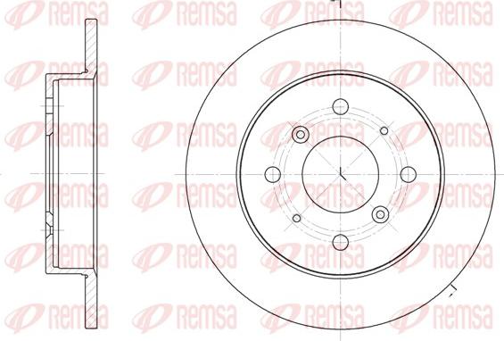 Remsa 6208.00 - Brake Disc autospares.lv