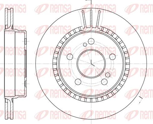 Remsa 62036.10 - Brake Disc autospares.lv