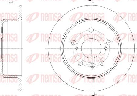 Remsa 62033.00 - Brake Disc autospares.lv