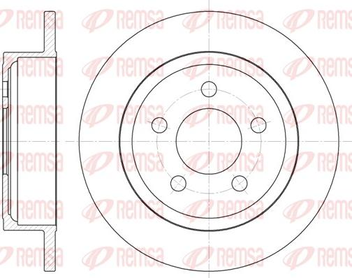 Remsa 62029.00 - Brake Disc autospares.lv