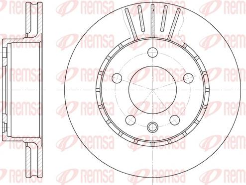 Remsa 6202.10 - Brake Disc autospares.lv