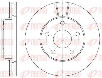 Remsa 6214.10 - Brake Disc autospares.lv