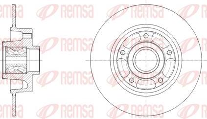 Remsa 62138.00 - Brake Disc autospares.lv