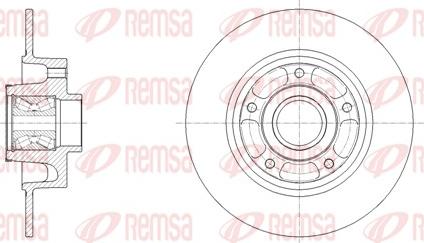 Remsa 62138.20 - Brake Disc autospares.lv