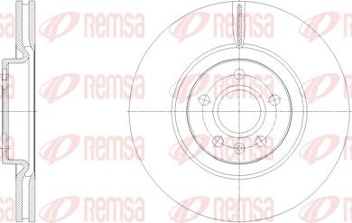 Remsa 62129.10 - Brake Disc autospares.lv