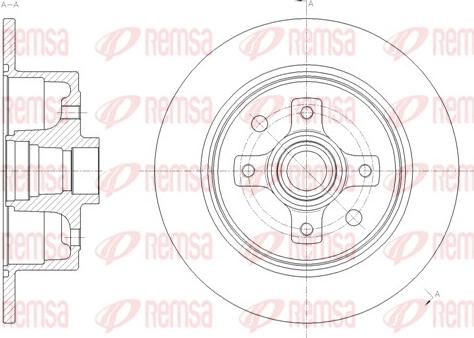 Remsa 6217.00 - Brake Disc autospares.lv