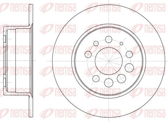 Remsa 6283.00 - Brake Disc autospares.lv