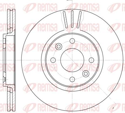 Remsa 6236.10 - Brake Disc autospares.lv