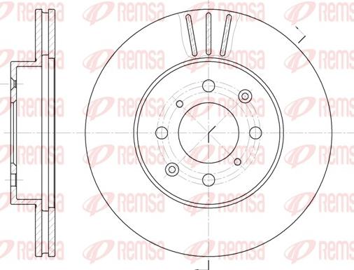 Remsa 6226.10 - Brake Disc autospares.lv