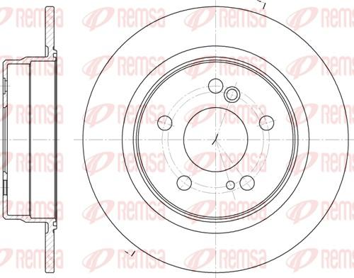 Remsa 6270.00 - Brake Disc autospares.lv