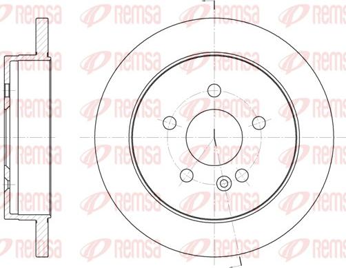 Remsa 6799.00 - Brake Disc autospares.lv