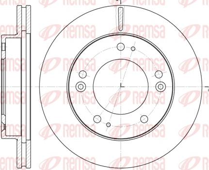 Remsa 6790.10 - Brake Disc autospares.lv