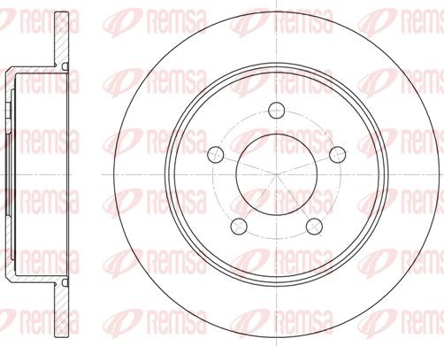 Remsa 6746.00 - Brake Disc autospares.lv