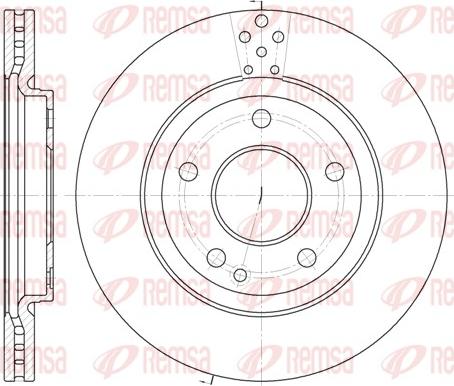 Remsa 6748.10 - Brake Disc autospares.lv