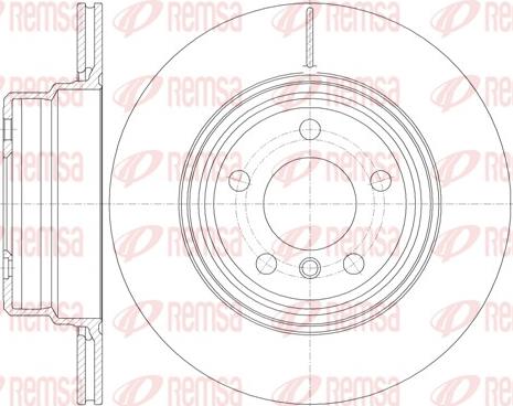 Remsa 6755.10 - Brake Disc autospares.lv