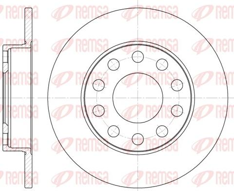 Remsa 6753.00 - Brake Disc autospares.lv