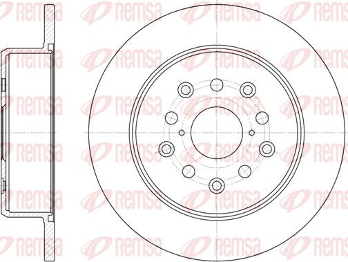 Remsa 6752.00 - Brake Disc autospares.lv