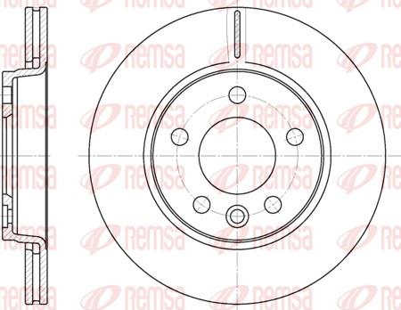 Remsa 6707.10 - Brake Disc autospares.lv