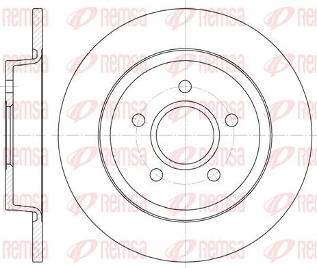 Remsa 6712.00 - Brake Disc autospares.lv