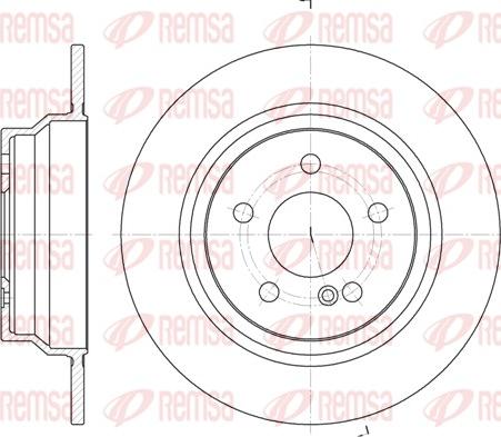 Remsa 6787.00 - Brake Disc autospares.lv