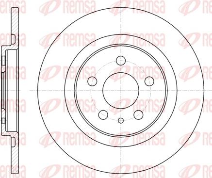 Remsa 6736.00 - Brake Disc autospares.lv