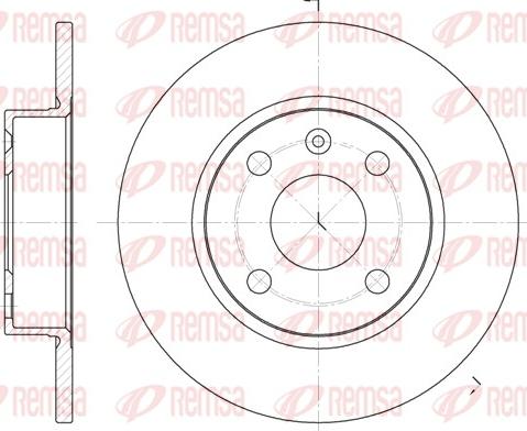 Remsa 6738.00 - Brake Disc autospares.lv