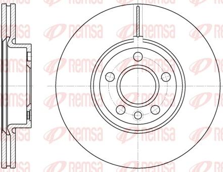 Remsa 6728.10 - Brake Disc autospares.lv