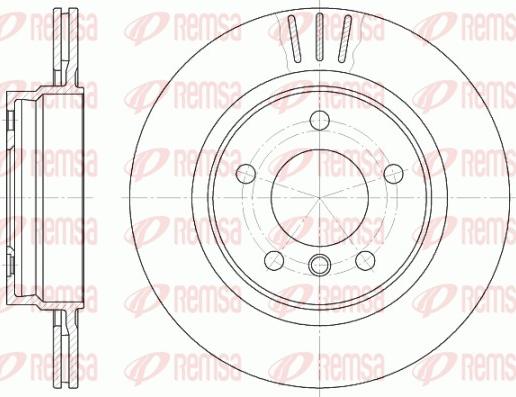 Remsa 6722.10 - Brake Disc autospares.lv