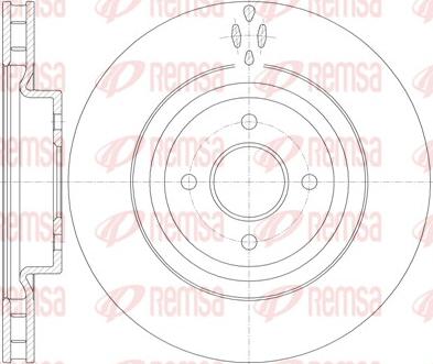 Remsa 6771.10 - Brake Disc autospares.lv