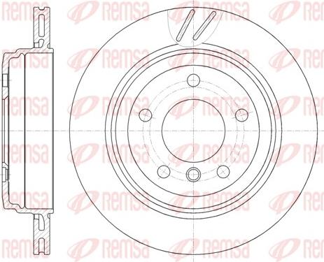 Remsa 6772.10 - Brake Disc autospares.lv