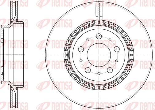 Remsa 6777.10 - Brake Disc autospares.lv