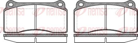 Remsa 0983.00 - Brake Pad Set, disc brake autospares.lv