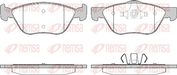 Remsa 0589.20 - Brake Pad Set, disc brake autospares.lv