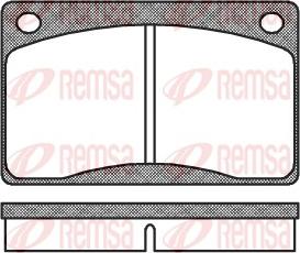 Remsa 0042.30 - Brake Pad Set, disc brake autospares.lv