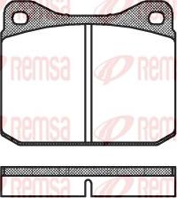 Remsa 0010.10 - Warning Contact, brake pad wear autospares.lv