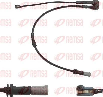 Remsa 001143 - Warning Contact, brake pad wear autospares.lv