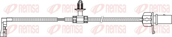 Remsa 001166 - Warning Contact, brake pad wear autospares.lv