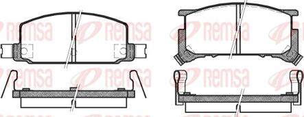 BOSCH 0 986 424 102 - Brake Pad Set, disc brake autospares.lv