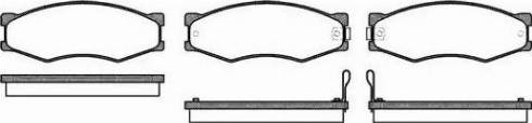 Remsa 0184.02 - Brake Pad Set, disc brake autospares.lv